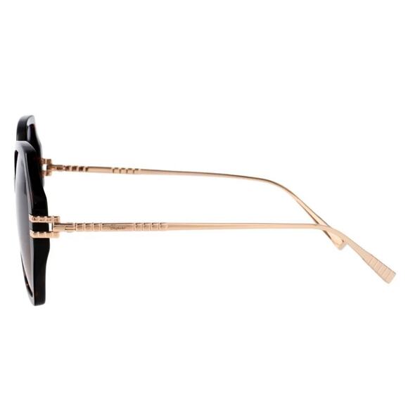 NEW!!! Chopard SCH370M 04BL Dark Havana Ice Cube Sunglasses, Authentic main image 4